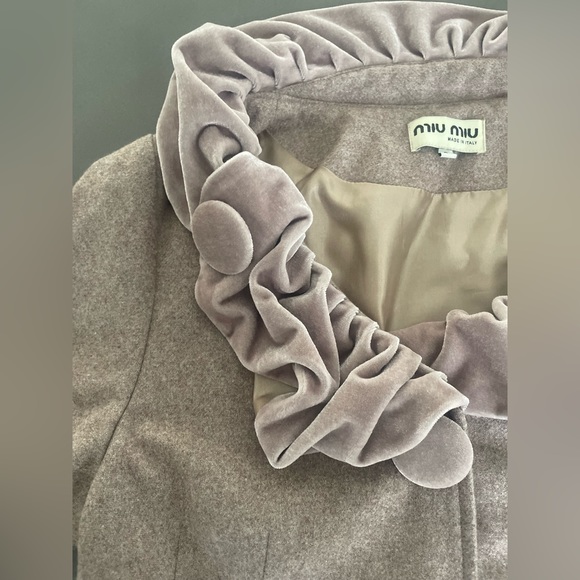 Miu Miu Dress Jacket - Tan - Size Small - Picture 14 of 14